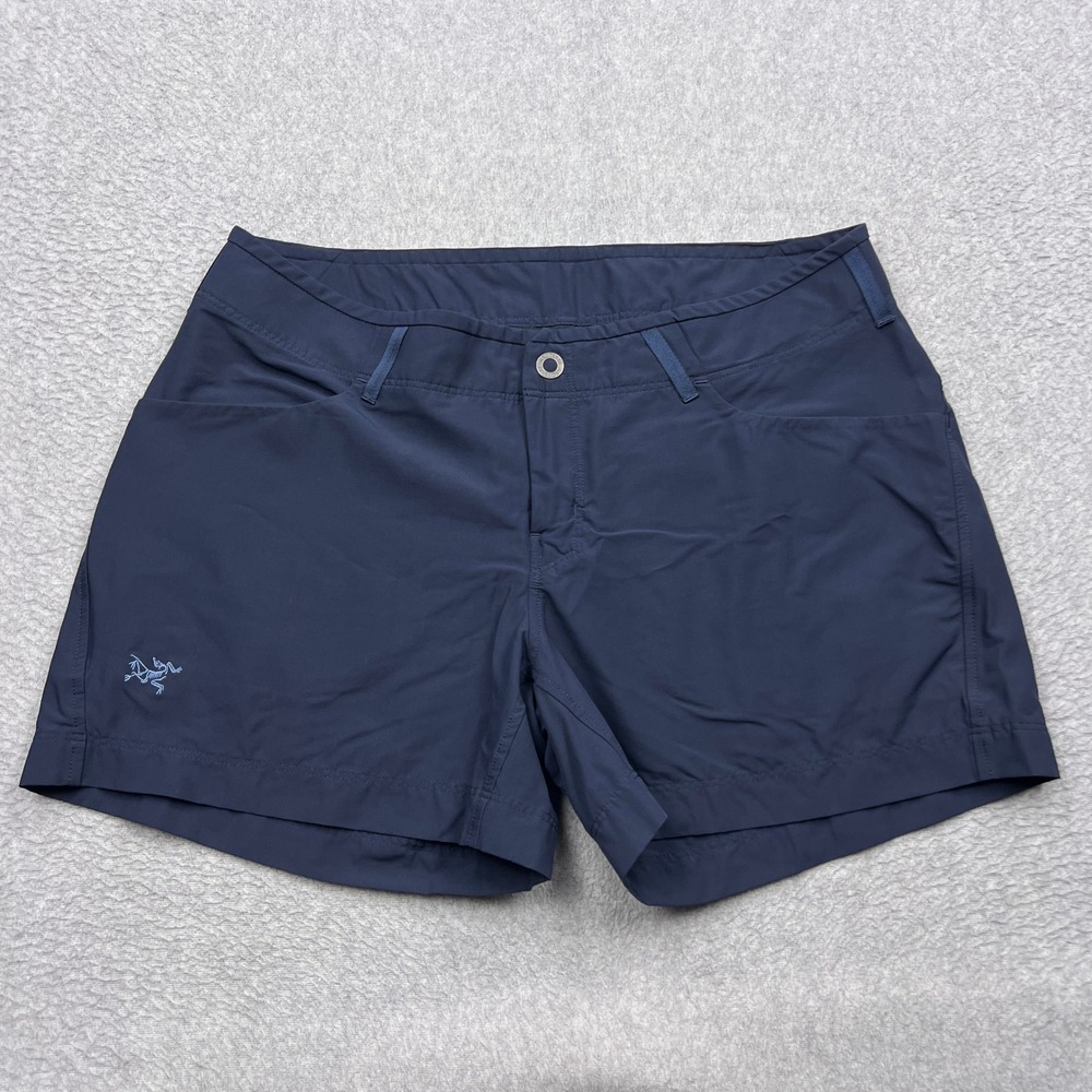 Arc'teryx Creston Short 4.5" Womens 10 Blue Lightweight Hiking Outdoor 23015